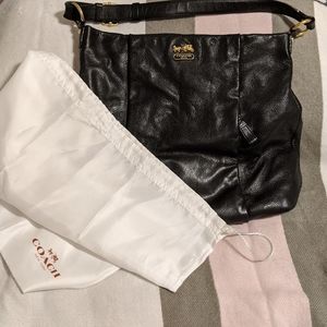 *COACH* leather hobo